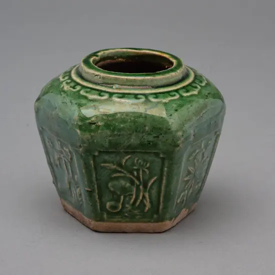 Chinese stoneware jar, c.1875
